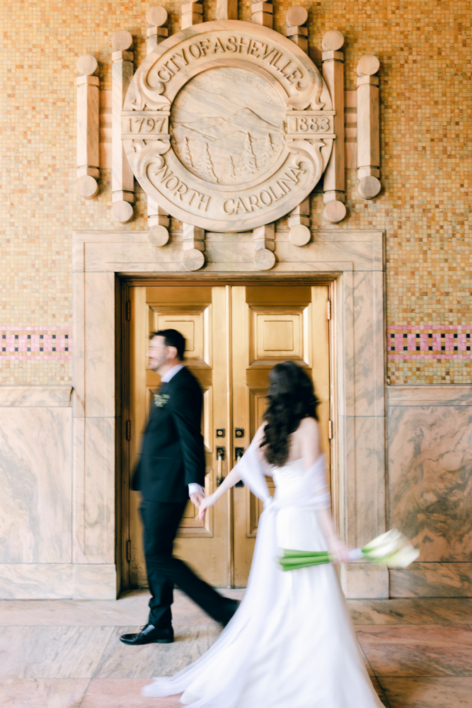 Downtown Asheville Courthouse Wedding