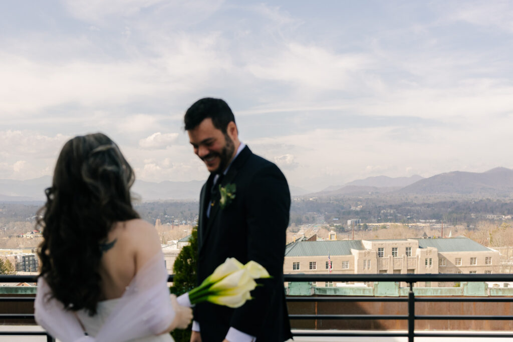 Rooftop view over downtown Asheville